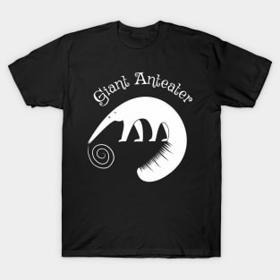 White Giant Anteater T-Shirt